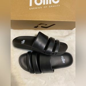 Rollie Sandals Nation Slip On Slides Tide Triple‎ Strap